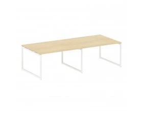 Перег. стол (2 столешницы) на О-образном м/к 2800x1235x750 Metal System Quattro 4x4 images