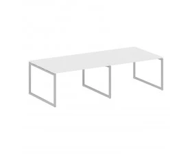 Перег. стол (2 столешницы) на О-образном м/к 2800x1235x750 Metal System Quattro 4x4 images