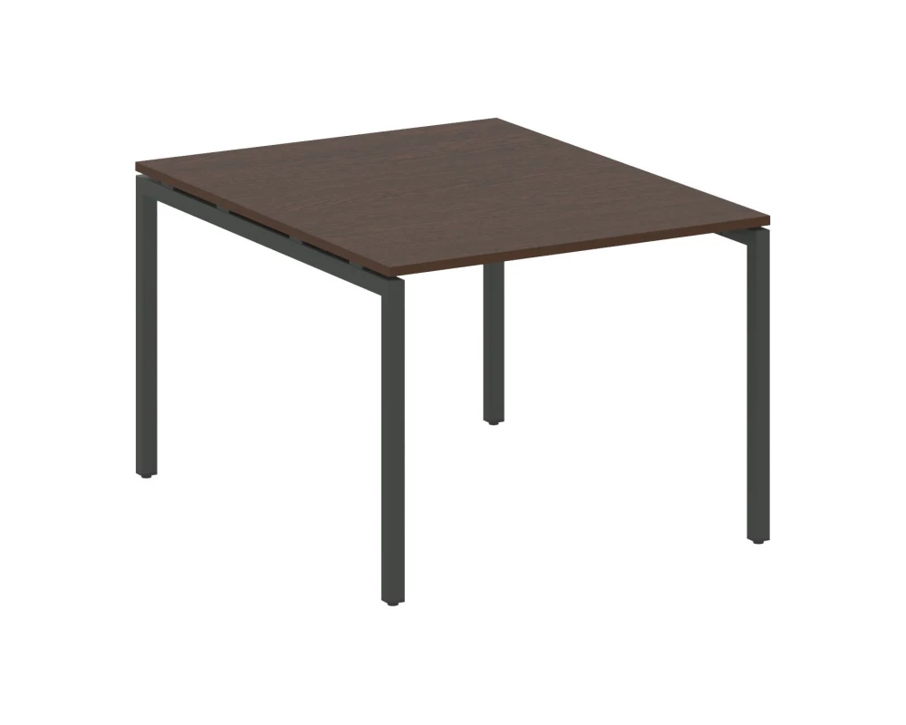 Переговорный стол (1 столешница) на П-образном м/к 1000x1235x750 Metal System Quattro 4x4