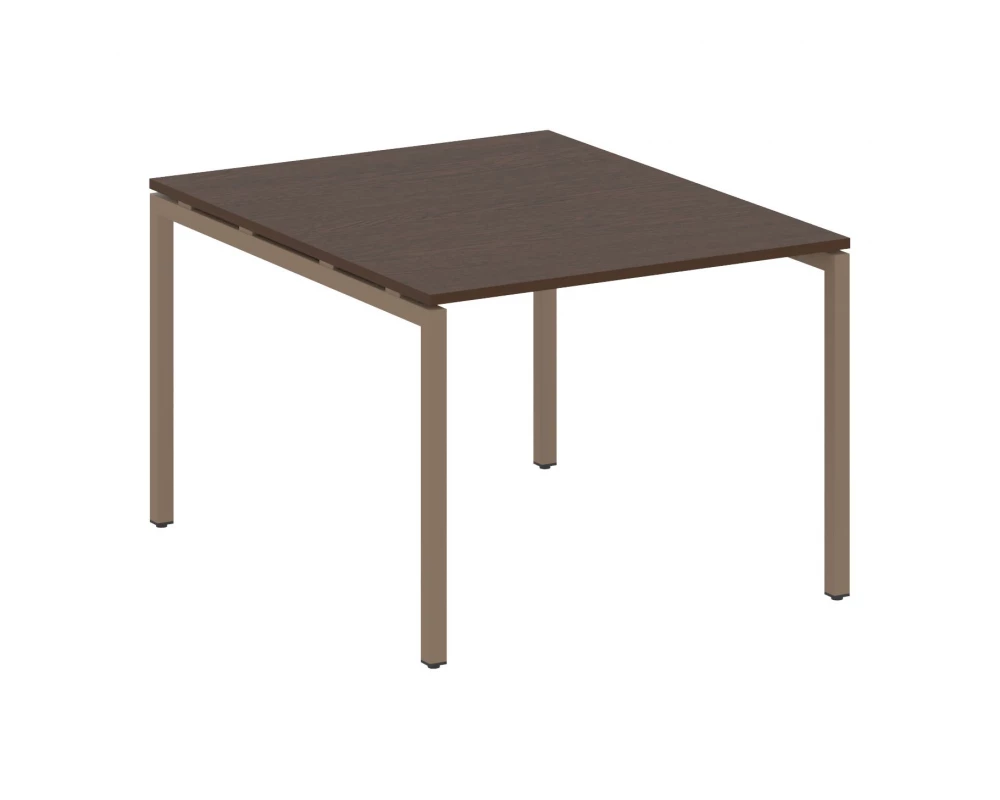 Переговорный стол (1 столешница) на П-образном м/к 1000x1235x750 Metal System Quattro 4x4