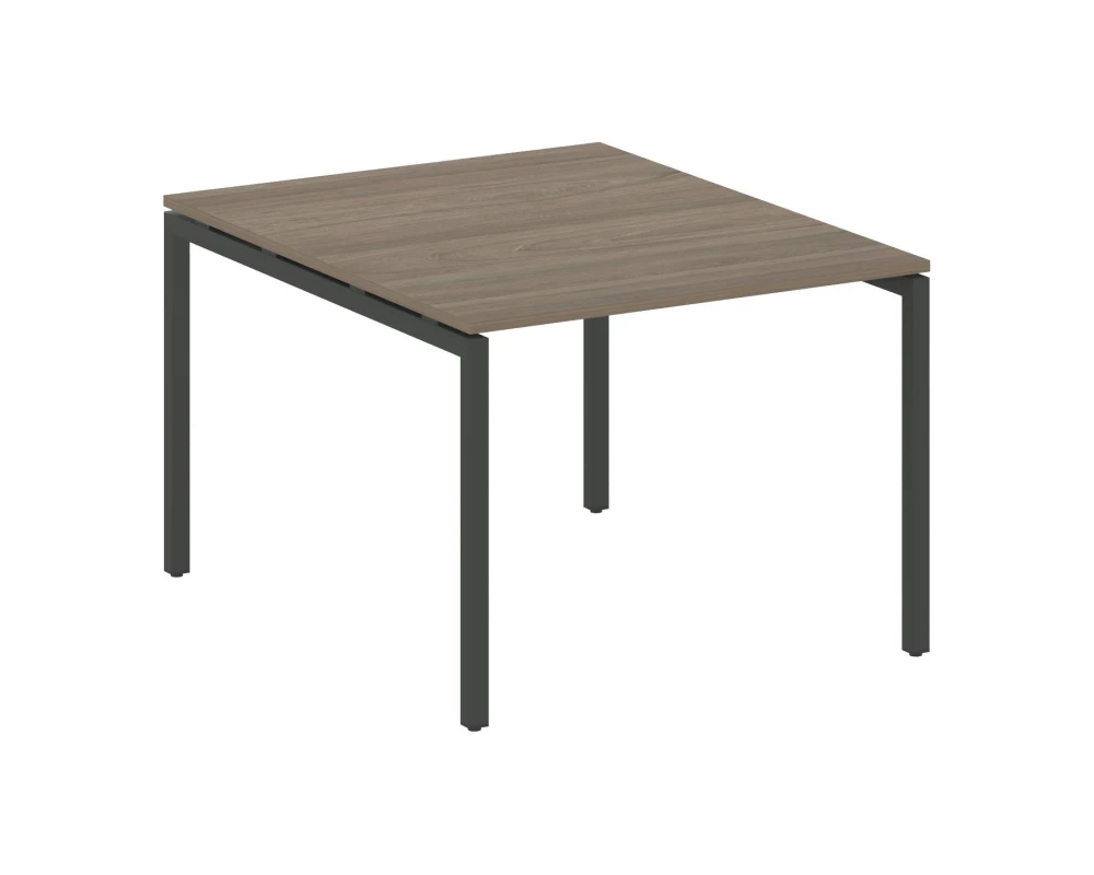 Переговорный стол (1 столешница) на П-образном м/к 1000x1235x750 Metal System Quattro 4x4