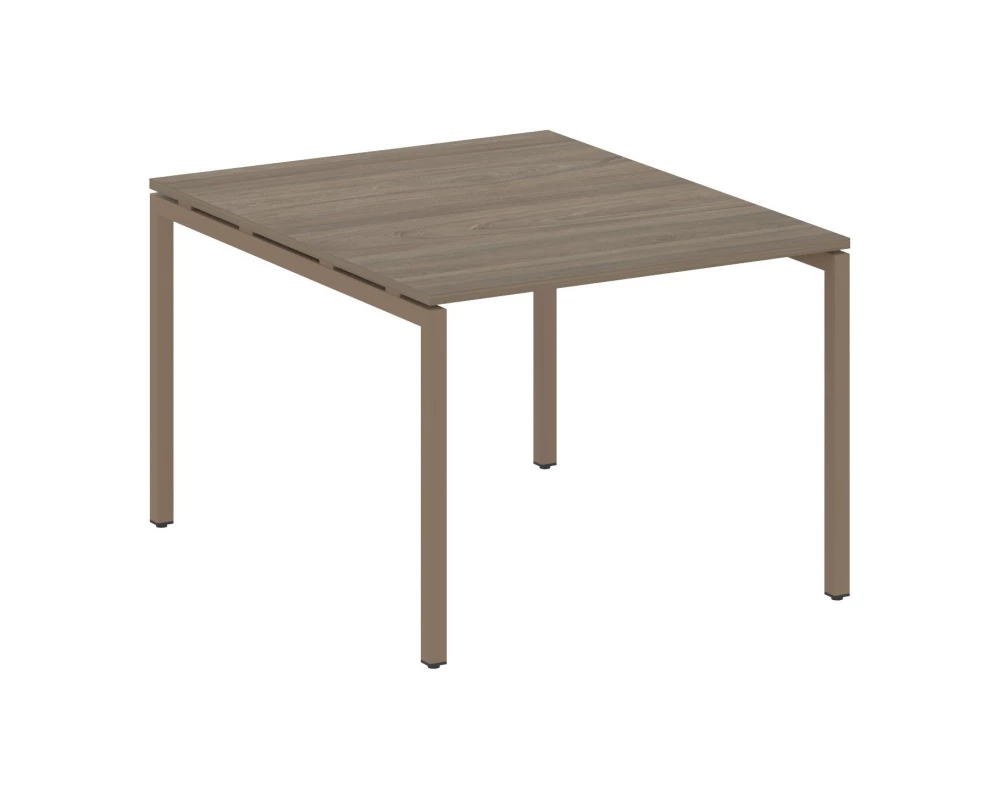 Переговорный стол (1 столешница) на П-образном м/к 1000x1235x750 Metal System Quattro 4x4