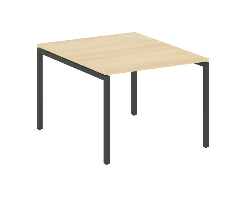 Переговорный стол (1 столешница) на П-образном м/к 1000x1235x750 Metal System Quattro 4x4