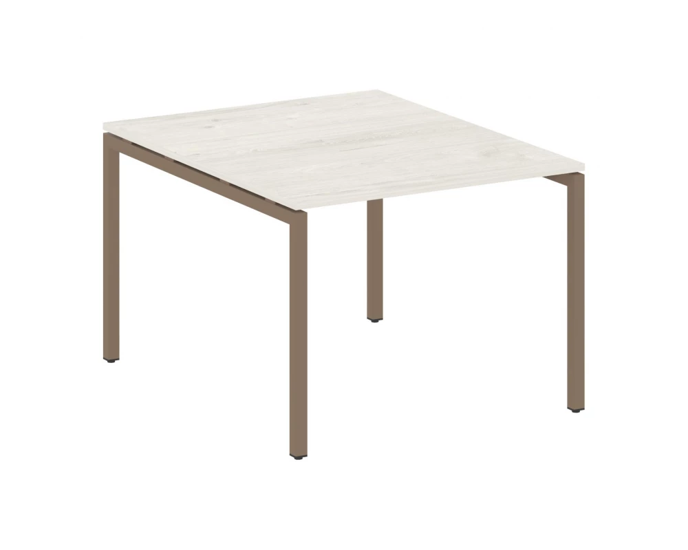 Переговорный стол (1 столешница) на П-образном м/к 1000x1235x750 Metal System Quattro 4x4