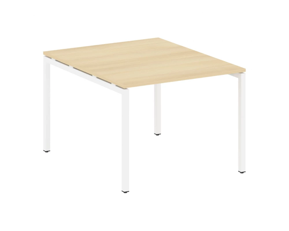 Переговорный стол (1 столешница) на П-образном м/к 1000x1235x750 Metal System Quattro 4x4