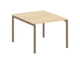 Переговорный стол (1 столешница) на П-образном м/к 1000x1235x750 Metal System Quattro 4x4 images