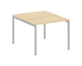 Переговорный стол (1 столешница) на П-образном м/к 1000x1235x750 Metal System Quattro 4x4 images