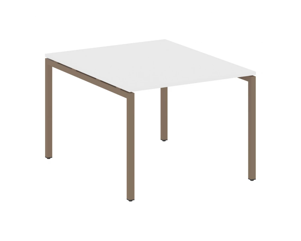 Переговорный стол (1 столешница) на П-образном м/к 1000x1235x750 Metal System Quattro 4x4