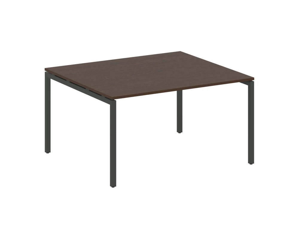 Переговорный стол (1 столешница) на П-образном м/к 1400x1235x750 Metal System Quattro 4x4