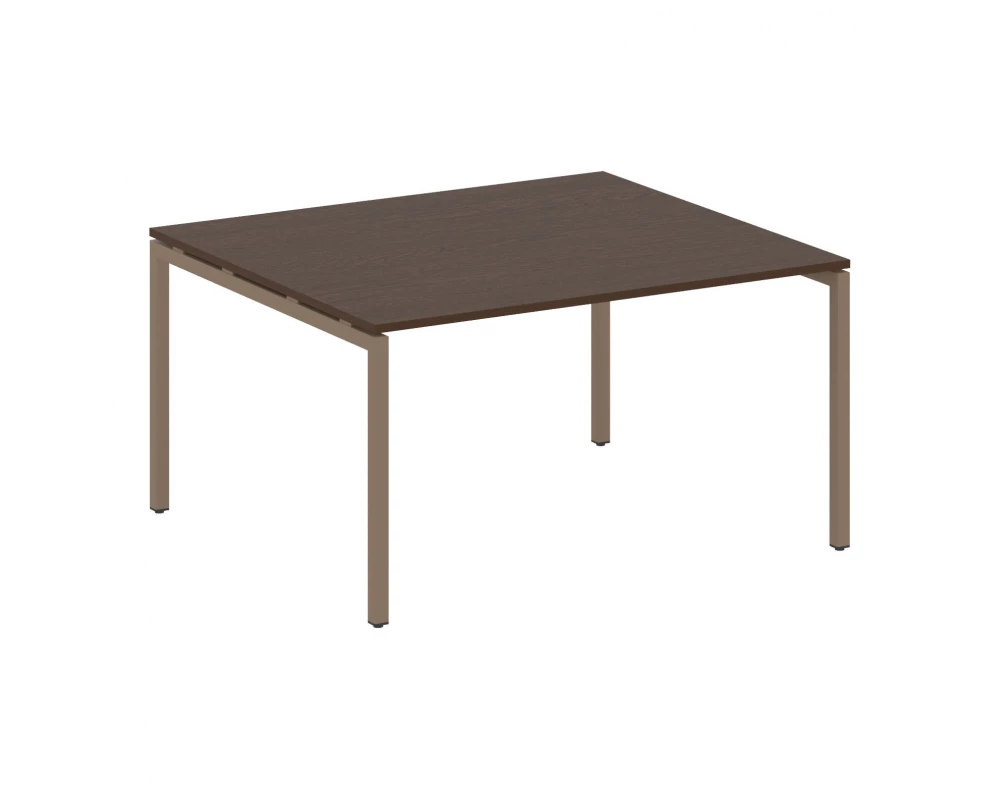 Переговорный стол (1 столешница) на П-образном м/к 1400x1235x750 Metal System Quattro 4x4