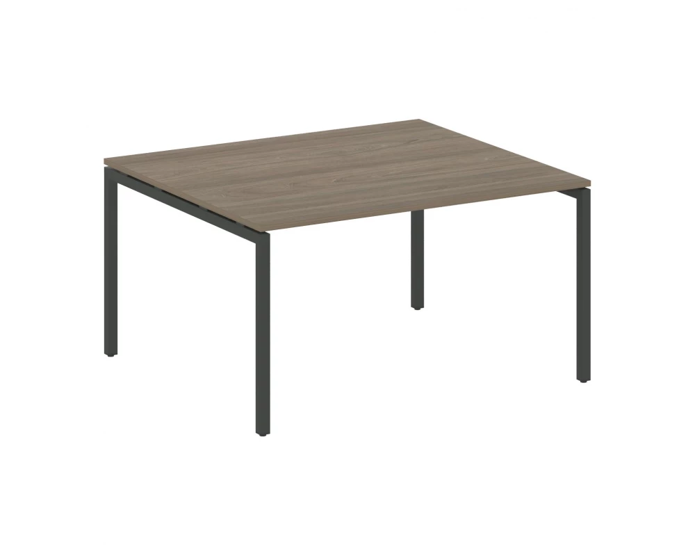 Переговорный стол (1 столешница) на П-образном м/к 1400x1235x750 Metal System Quattro 4x4