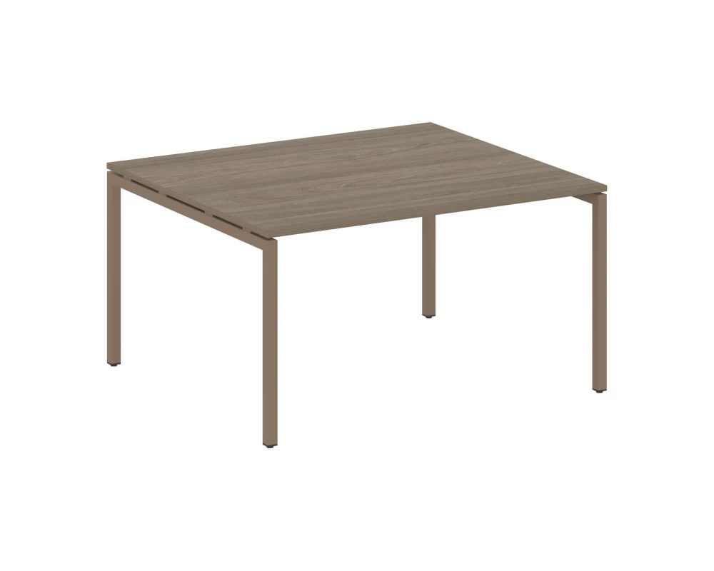 Переговорный стол (1 столешница) на П-образном м/к 1400x1235x750 Metal System Quattro 4x4