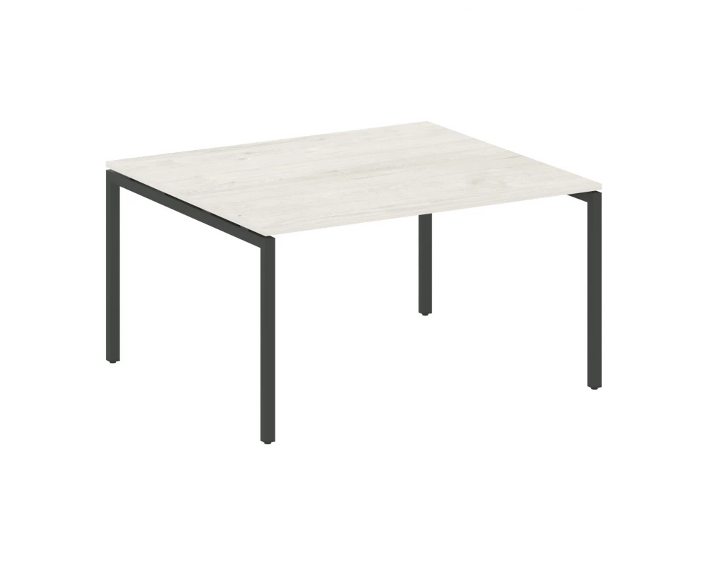 Переговорный стол (1 столешница) на П-образном м/к 1400x1235x750 Metal System Quattro 4x4