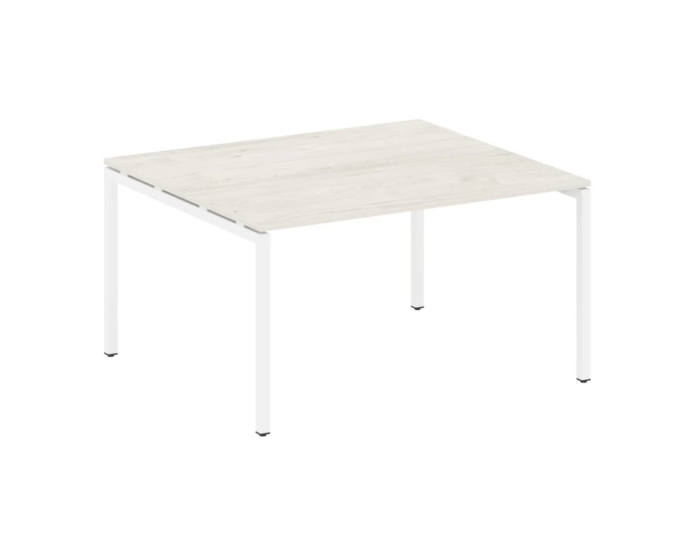Переговорный стол (1 столешница) на П-образном м/к 1400x1235x750 Metal System Quattro 4x4