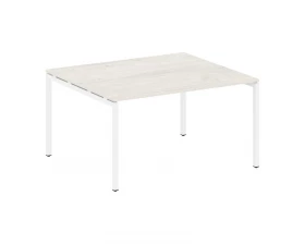 Переговорный стол (1 столешница) на П-образном м/к 1400x1235x750 Metal System Quattro 4x4 images