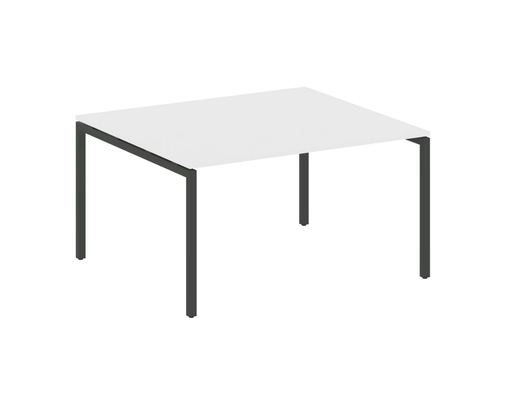 Переговорный стол (1 столешница) на П-образном м/к 1400x1235x750 Metal System Quattro 4x4