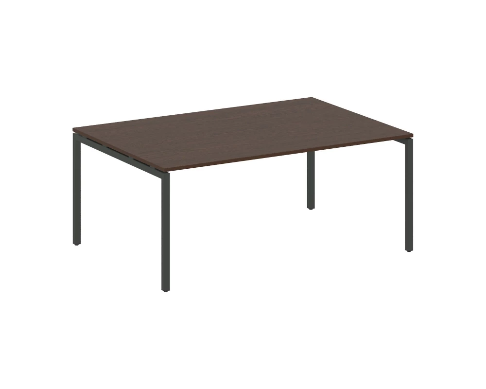 Переговорный стол (1 столешница) на П-образном м/к 1800x1235x750 Metal System Quattro 4x4