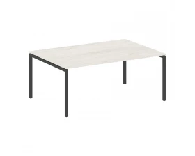 Переговорный стол (1 столешница) на П-образном м/к 1800x1235x750 Metal System Quattro 4x4 images
