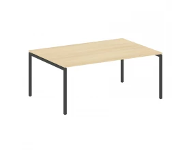 Переговорный стол (1 столешница) на П-образном м/к 1800x1235x750 Metal System Quattro 4x4 images