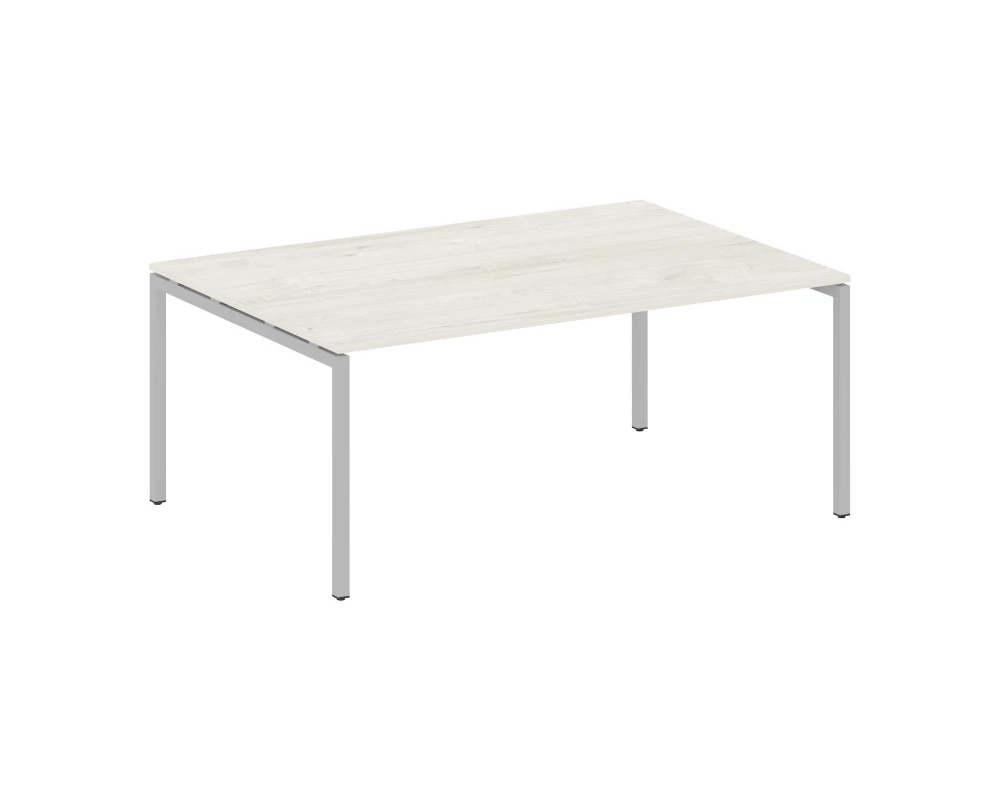 Переговорный стол (1 столешница) на П-образном м/к 1800x1235x750 Metal System Quattro 4x4