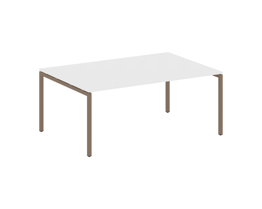 Переговорный стол (1 столешница) на П-образном м/к 1800x1235x750 Metal System Quattro 4x4