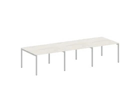 Переговорный стол (3 столешницы) на П-оразном м/к 3600x1235x750 Метал Систем Куатро 4х4 / Metal System Quattro 4x4 images