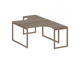 Рабочая станция криволинейная на О-образном м/к 1400x2435x750 Metal System Quattro 4x4 images