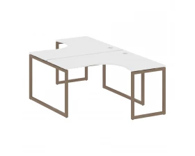 Рабочая станция криволинейная на О-образном м/к 1400x2435x750 Metal System Quattro 4x4 images