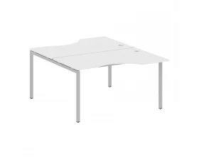 Рабочая станция криволинейная на П-образном м/к 1400x1835x750 Metal System Quattro 4x4 images