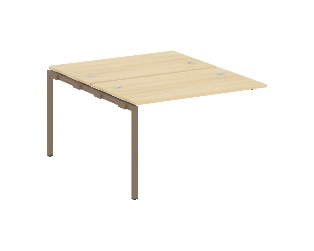 Рабочая станция криволинейная на П-образном м/к 1400x1835x750 Metal System Quattro 4x4