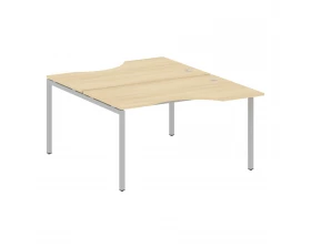 Рабочая станция криволинейная на П-образном м/к 1400x1835x750 Metal System Quattro 4x4 images