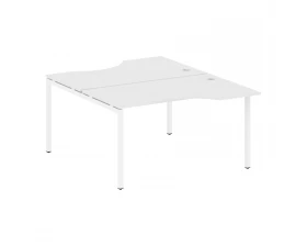 Рабочая станция криволинейная на П-образном м/к 1400x1835x750 Metal System Quattro 4x4 images