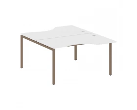 Рабочая станция криволинейная на П-образном м/к 1400x1835x750 Metal System Quattro 4x4 images