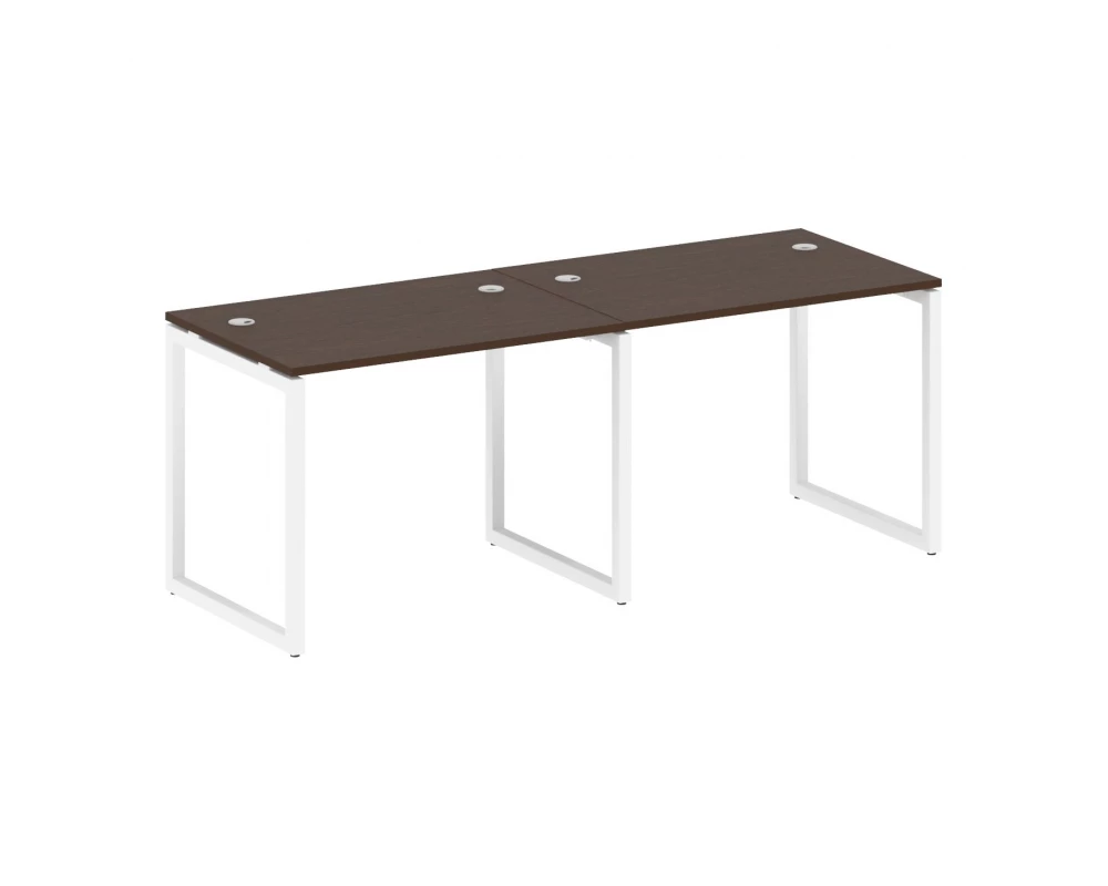 Рабочая станция на 2 места на О-образном м/к 2000x720x750 Metal System Quattro 4x4