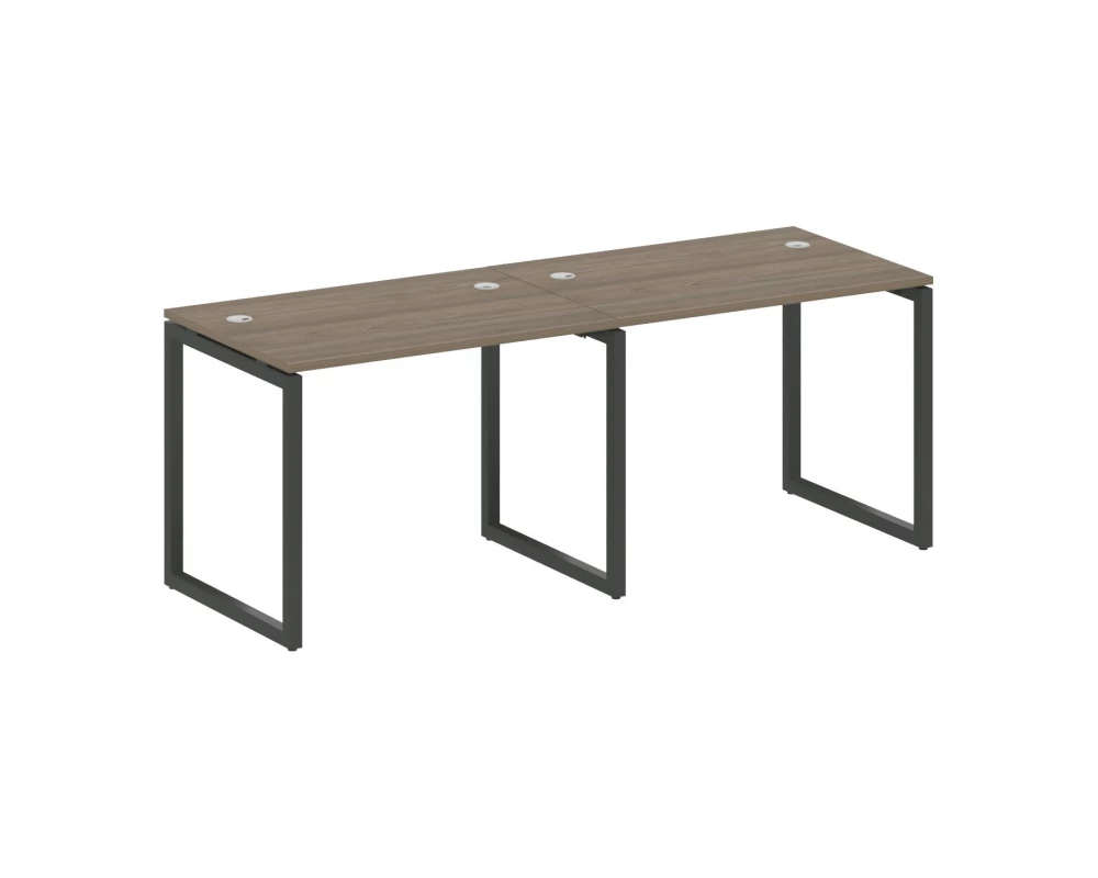 Рабочая станция на 2 места на О-образном м/к 2000x720x750 Metal System Quattro 4x4