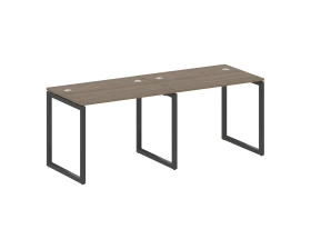 Рабочая станция на 2 места на О-образном м/к 2000x720x750 Metal System Quattro 4x4 images