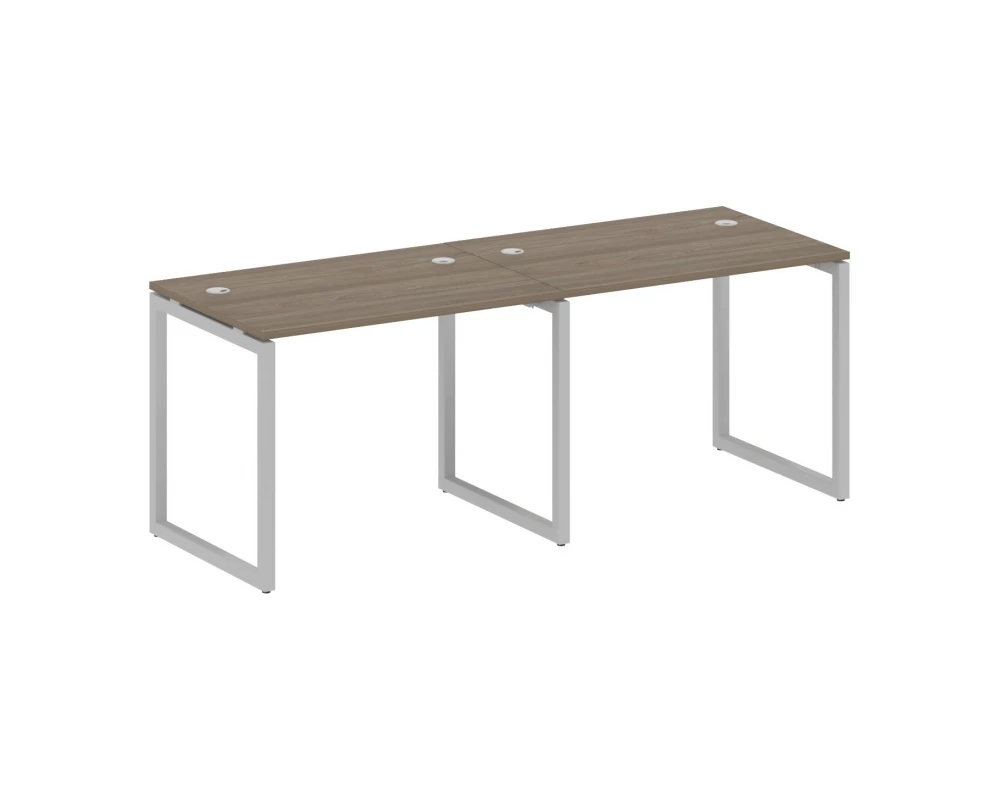 Рабочая станция на 2 места на О-образном м/к 2000x720x750 Metal System Quattro 4x4