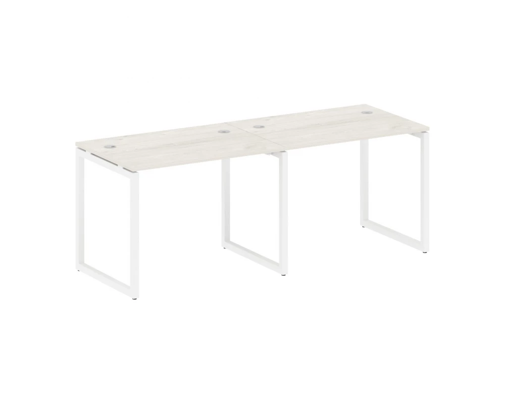 Рабочая станция на 2 места на О-образном м/к 2000x720x750 Metal System Quattro 4x4