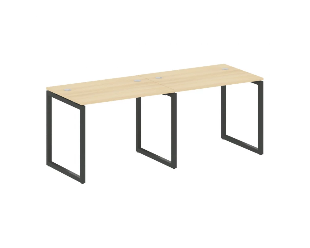 Рабочая станция на 2 места на О-образном м/к 2000x720x750 Metal System Quattro 4x4