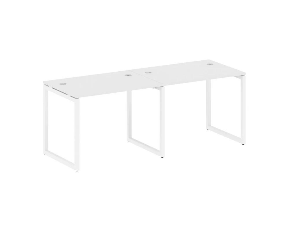 Рабочая станция на 2 места на О-образном м/к 2000x720x750 Metal System Quattro 4x4