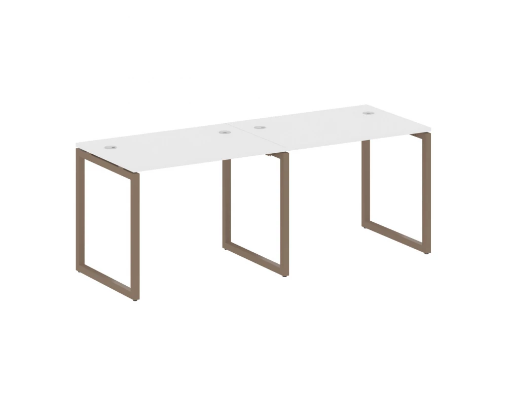 Рабочая станция на 2 места на О-образном м/к 2000x720x750 Metal System Quattro 4x4