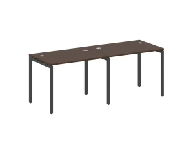 Рабочая станция на 2 места на П-образном м/к 2000x720x750 Metal System Quattro 4x4 images