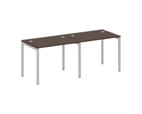 Рабочая станция на 2 места на П-образном м/к 2000x720x750 Metal System Quattro 4x4 images