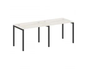 Рабочая станция на 2 места на П-образном м/к 2000x720x750 Metal System Quattro 4x4 images