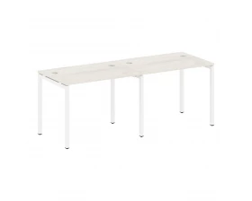 Рабочая станция на 2 места на П-образном м/к 2000x720x750 Metal System Quattro 4x4 images