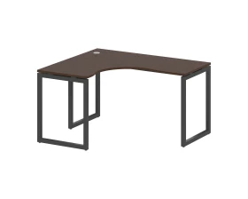 Стол криволинейный левый на О-образном м/к 1400x1200x750 Metal System Quattro 4x4 images