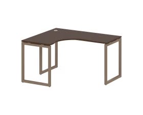 Стол криволинейный левый на О-образном м/к 1400x1200x750 Metal System Quattro 4x4 images