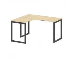 Стол криволинейный левый на О-образном м/к 1400x1200x750 Metal System Quattro 4x4 images