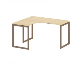 Стол криволинейный левый на О-образном м/к 1400x1200x750 Metal System Quattro 4x4 images