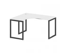 Стол криволинейный левый на О-образном м/к 1400x1200x750 Metal System Quattro 4x4 images